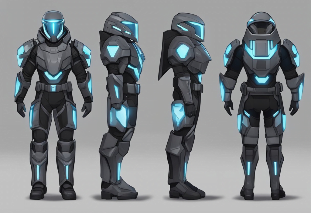 The starfield bounty hunter armor stands out with its sleek design and futuristic aesthetic, making it a unique and formidable choice compared to other armor sets